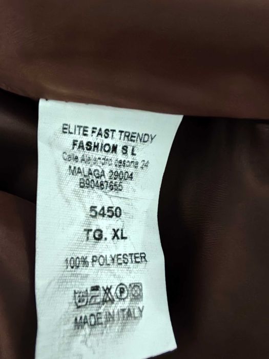 Płaszcz klasyczny czekoladowy XL