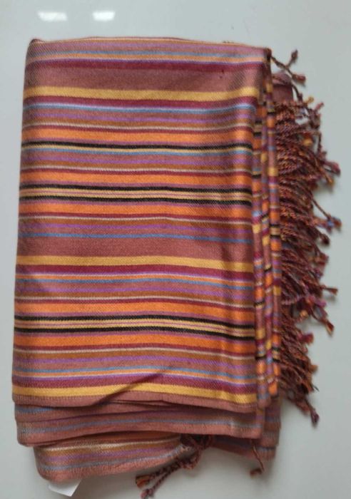 Elegancki Szal, szalik 100% jedwab 200x75cm