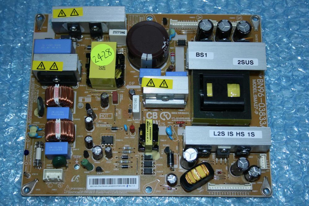 bn96..03833a fonte de alimentaçao tv lcd samsung varios
