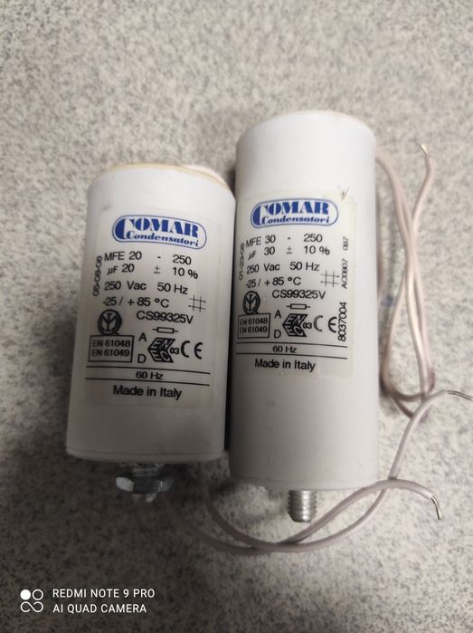 Конденсатор рабочий 30 mF, 20 mF 250 VAC