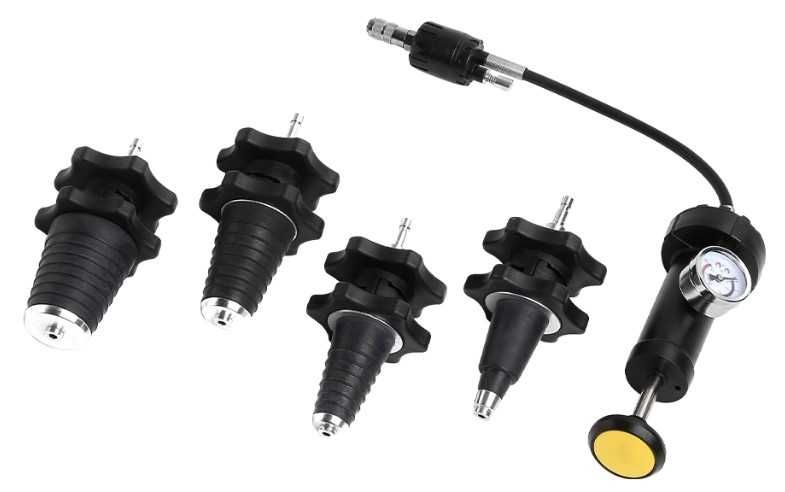 Kit Universal Teste Pressão Sistema Refrigeração (5 Pçs) JBM   JR19