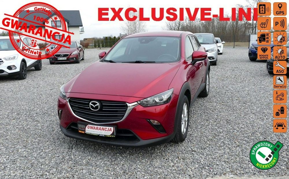 Mazda CX-3 Exclusive-Line! 1.8 Skyactiv-D. Gwarancja!
