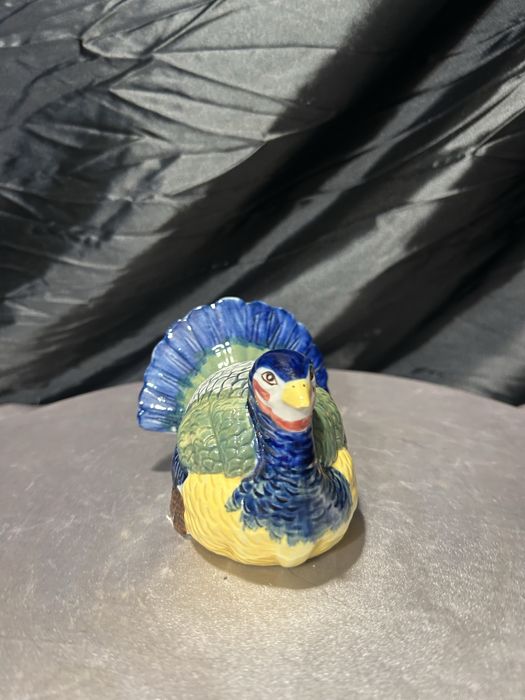 Porcelanowa kuropatwa – ręcznie malowana – figurka dekoracyjna