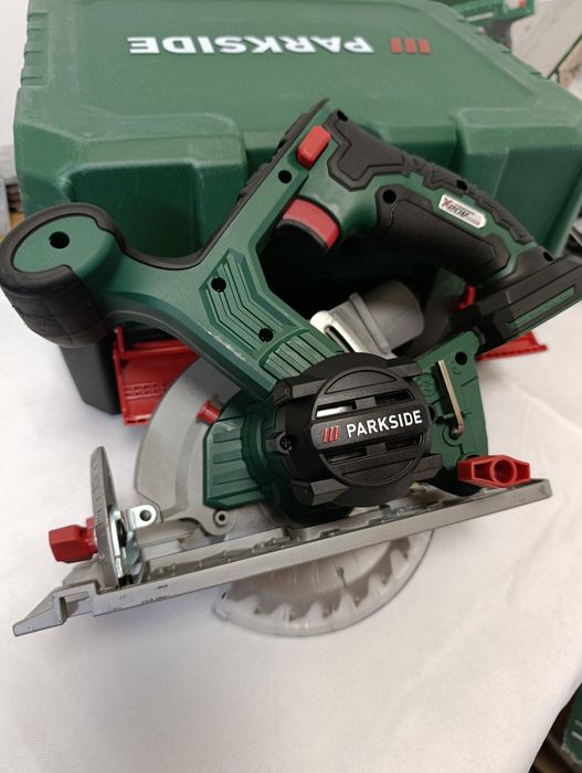 Акумуляторн дискова пилка parkside PHKSA 20-Li C4, паркетка парксайд