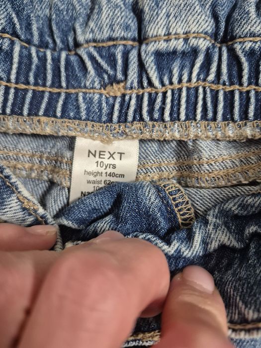 Юбка шорты джинсовые zara next 140