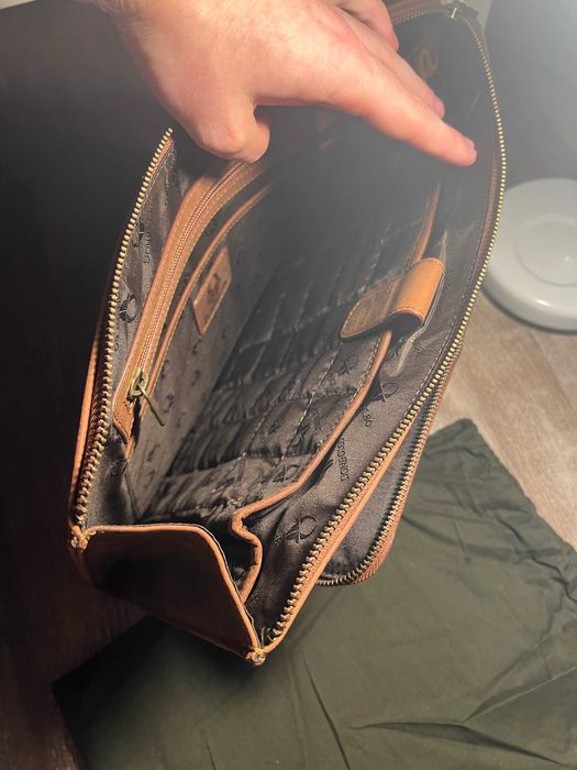 Teczka skórzana na laptopa i dokumenty DONBOLSO nowa