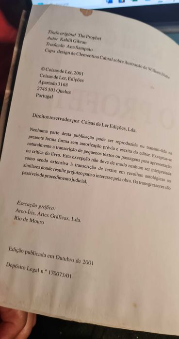O Profeta de Kahlil Gibran