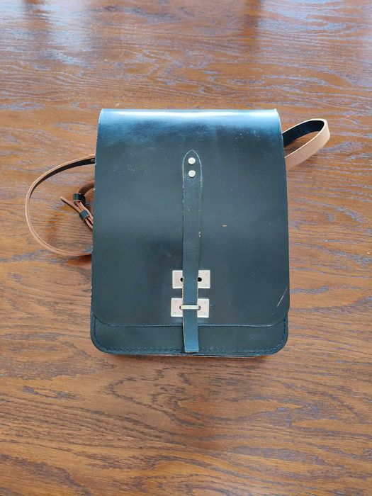 Torba skórzana raportówka nowa z lat 90 tych