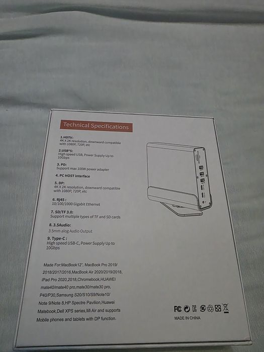 Docking station 15 in 1 HUB - NOVO