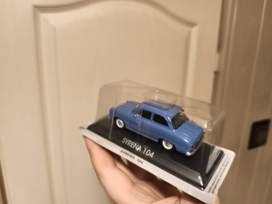 Syrena 104, Kultowe auta PRL, skala 1:43, DeAgostini, stan NOWY!