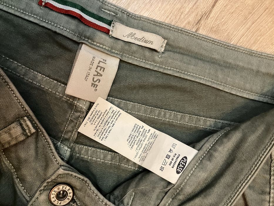 please made in italy spodnie damskie loose M