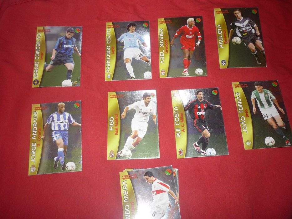 Cartões Panini "Mega Craques": 2 euros