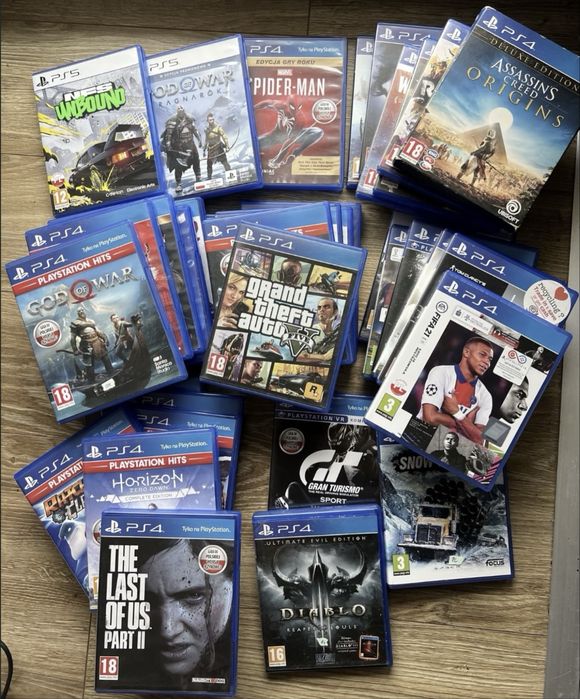 Konsola Ps5 z napędem Gwarancja 1216A PlayStation 5 + Gry Pady VR Fortnite Roblox Minecraft