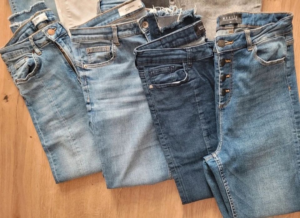 Jeansy skinny rurki damskie rozm. 38