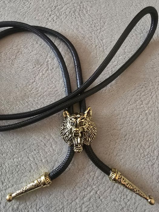 Elegancki BOLO Krawatnik ozdoba brosza myśliwska dla DIANY na HUBERTUS