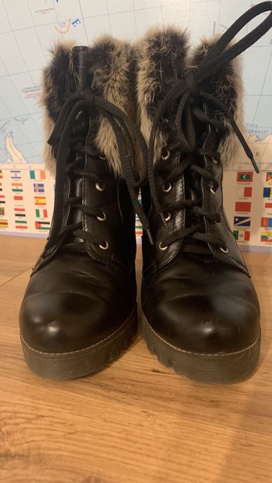 Ботинки кожаные, черевики шкіряні 40 р