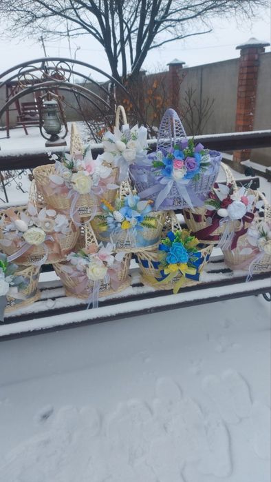 Великодні кошики ,декор ,накидки АКЦІЯ ,кошик пасхальний