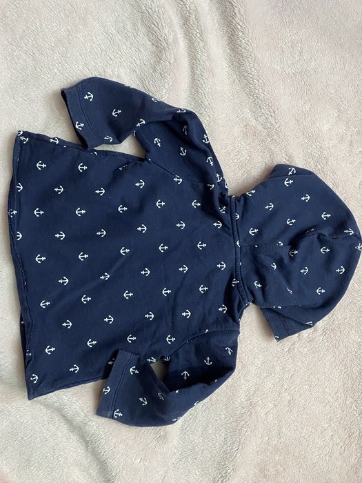 Bluza w kotwice rozkloszowana, rozm. 74