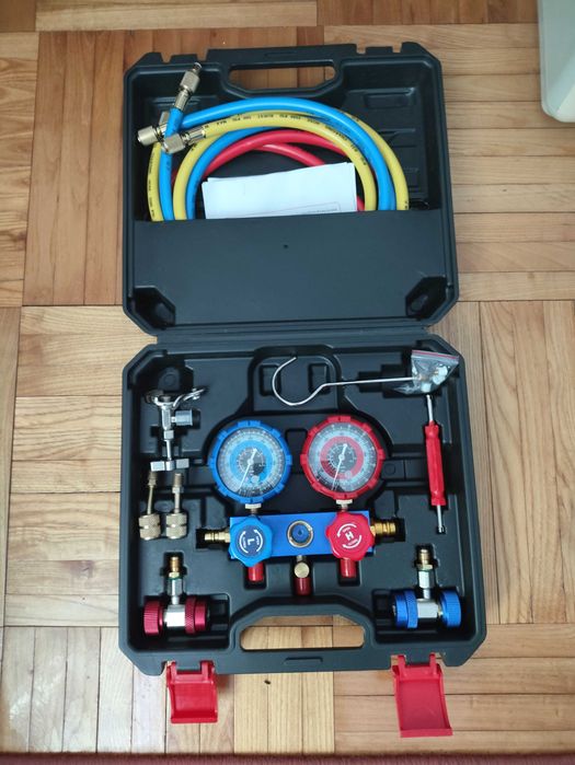 Miernik tester klima manometry do napełniania R134A/R410A/R22/R32