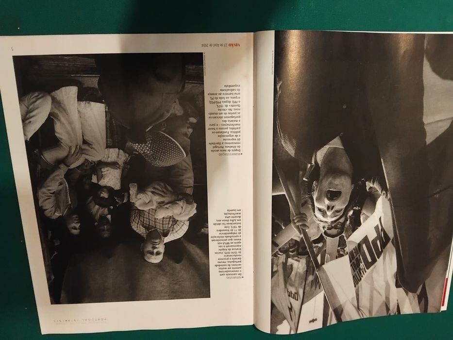 Revista VISÃO, Fotos de Sebastião Salgado 25 Abril