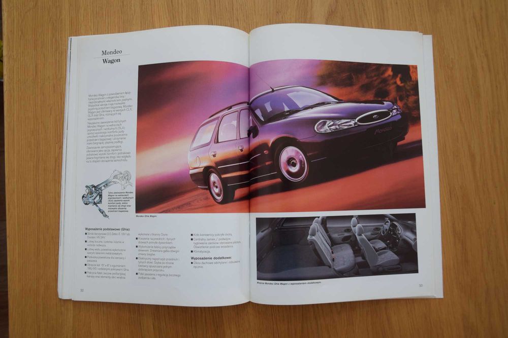 Prospekt Ford Mondeo 1998 POLSKI