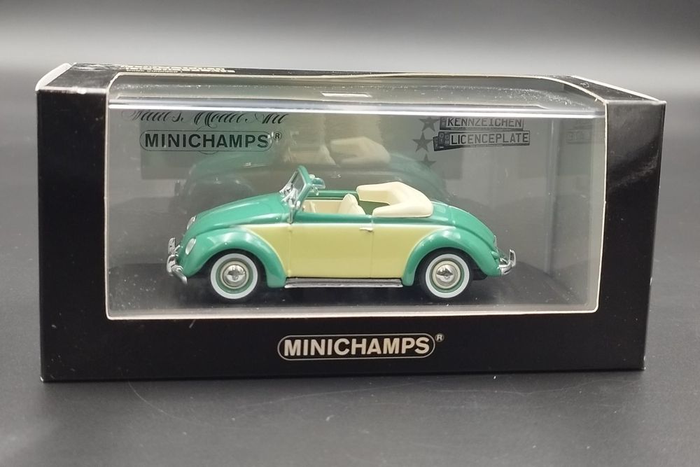 1:43 Volkswagen Hebmuller Cabriolet Green Lemon Minichamps