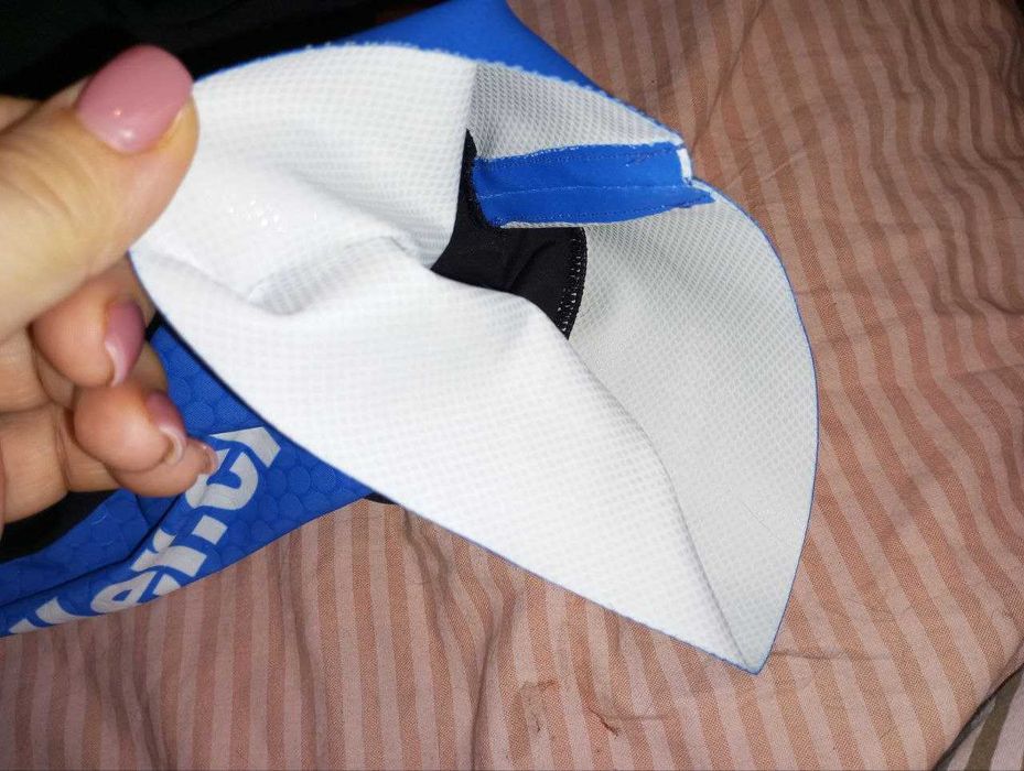 Велошорты на лямках, мсужские, р. М (44-46), б/у, Италия