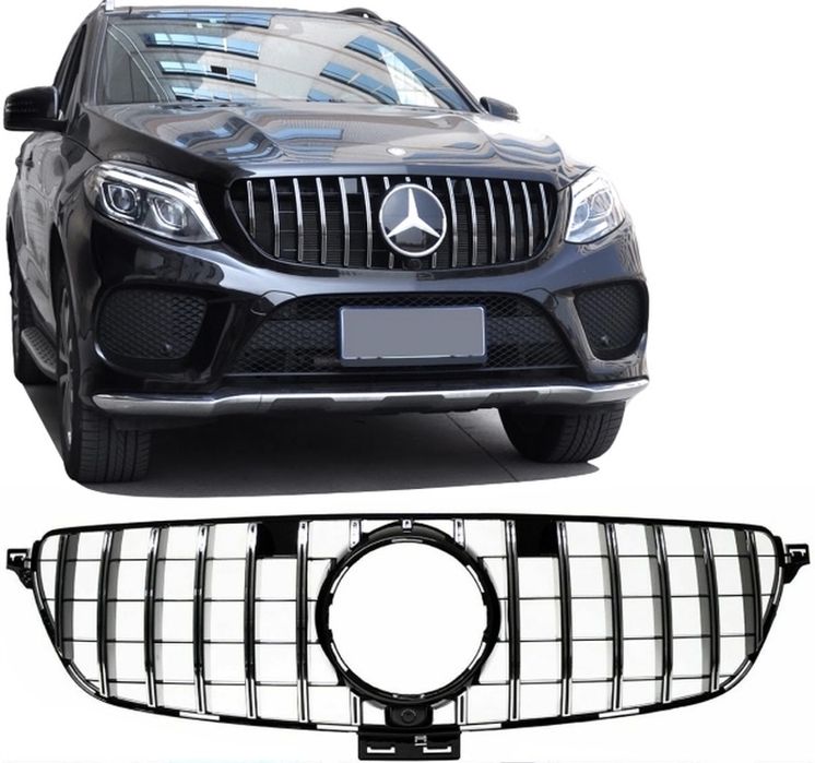 Бампер передний решетка радиатора Mercedes Benz GLE W166 Suv Amg line ...