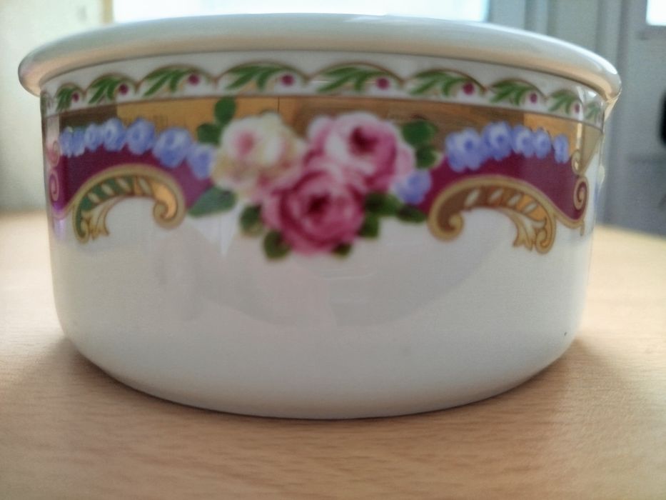 Guarda jóias em porcelana DEPOS pintado á mão