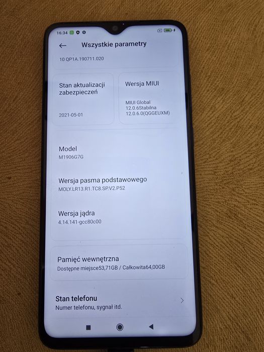 Telefon Redmi Note 8 pro 6/64 GB
