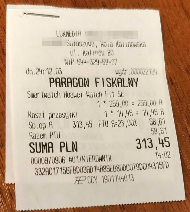 Smartwach Huawei Watch Fit 1 SE Trzy Paski Etui   Na  Gwarancji