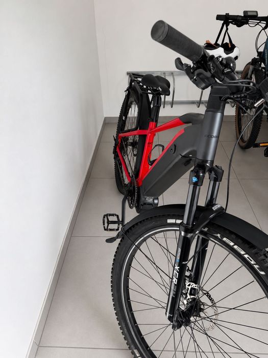 Rower elektryczny turystyczny z manetką gazu Ecobike RX 500 Black Red SUV - 432 km - rok: 2025; bateria 20Ah; rama '17 [160-177cm]; rozmiar: S
