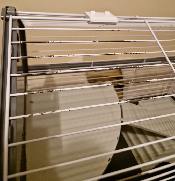 Piętrowa klatka dla królika lub szynszyli