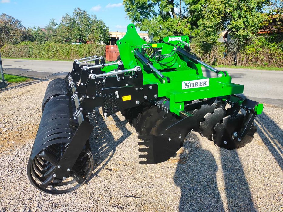 brona talerzowa hydrauliczna JANPOL SHREK 4/5/6m 560 talerz daszek 600 RATY 0%