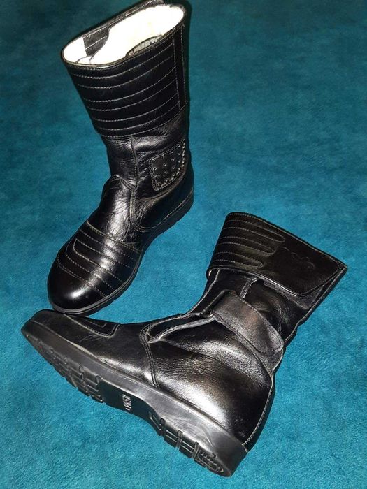 мотоботы сапоги мотоциклетные мото umberto черные кожаные р.36