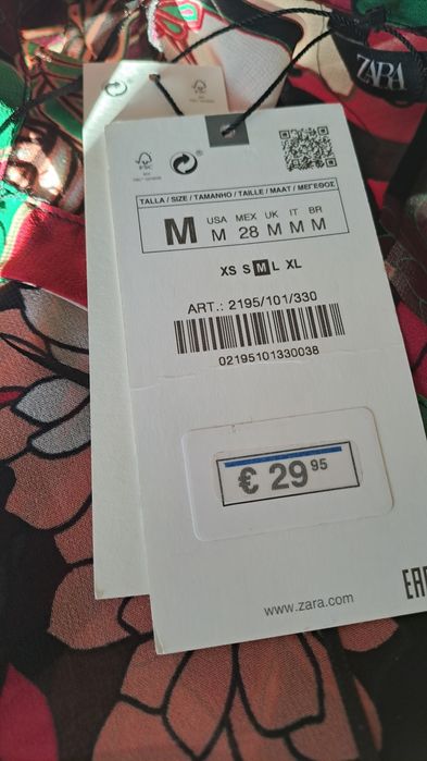Zara bluzka roz M