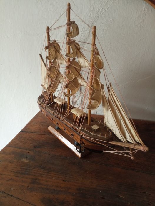 Barco de madeira 50 cm