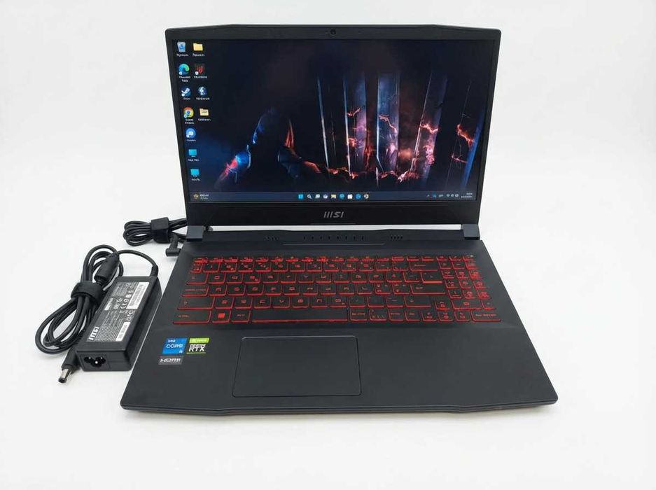 MSI Katana GF66 15.6 144 hz, i5-11400H, rtx3060, 16 gb ram, 512 gb ssd