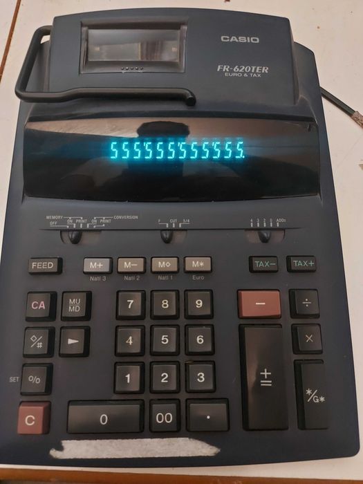 Maquina calcular de secretária Casio