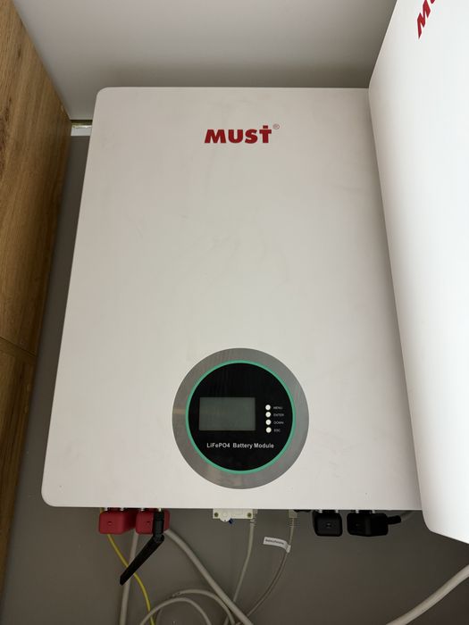 MUST LiFePO4 48 V 100 Ah 5.12kWhАкумулятор LiFePO4