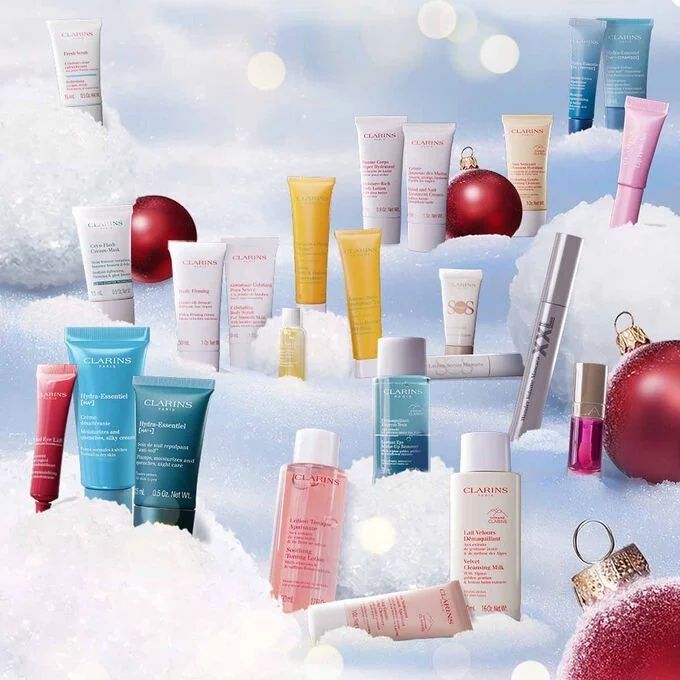 Адвент календар Clarins 2026 в наявності