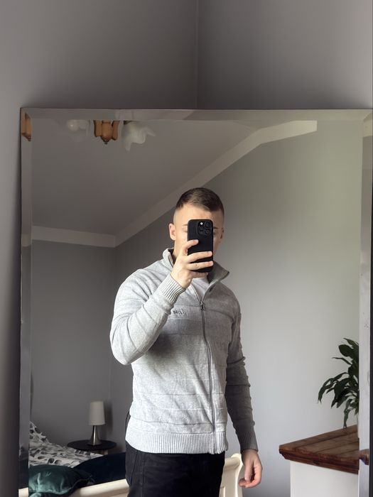 Bluzka sweterek rozpinany szary Quiksilver