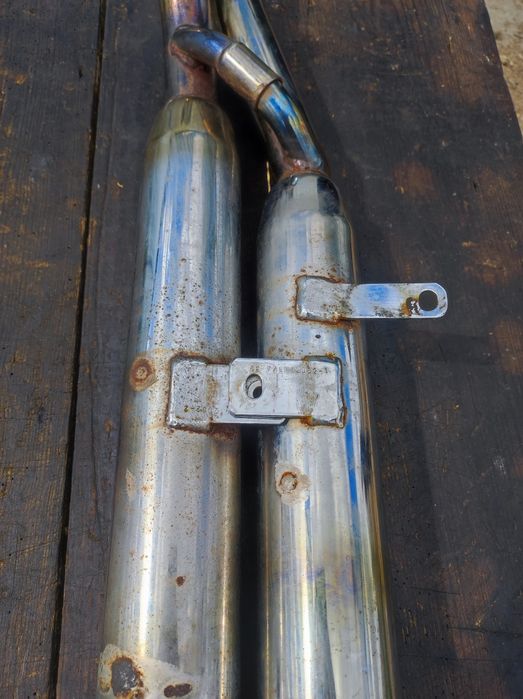 Tłumiki motocyklowe custom chopper cruiser drag pipes e4 komplet