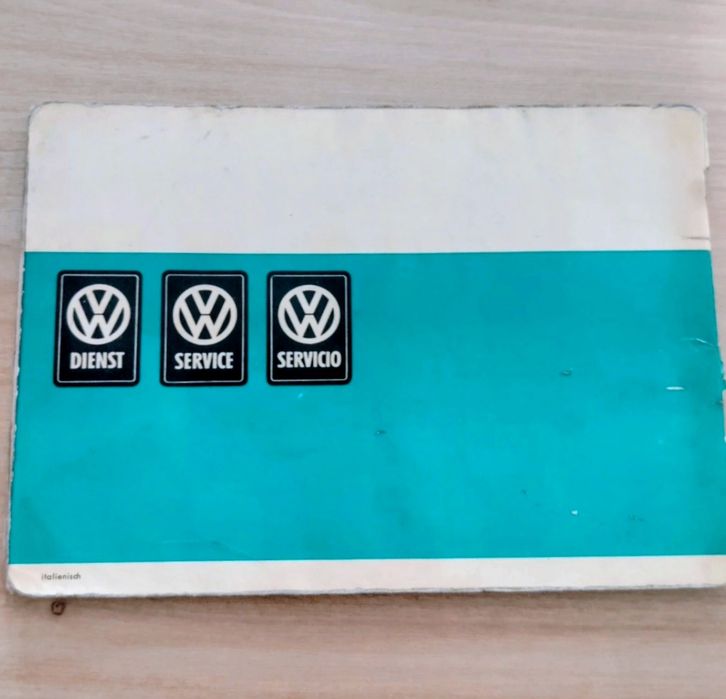 Manual Instruções VW T2 Pão de forma