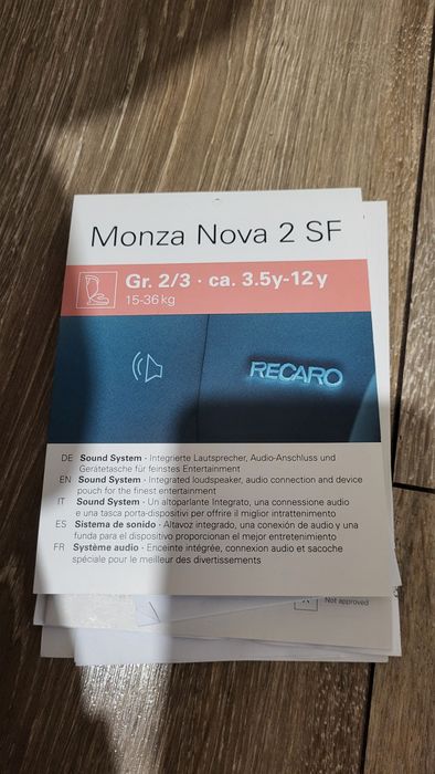 Автокрісло Monza nova 2 SF