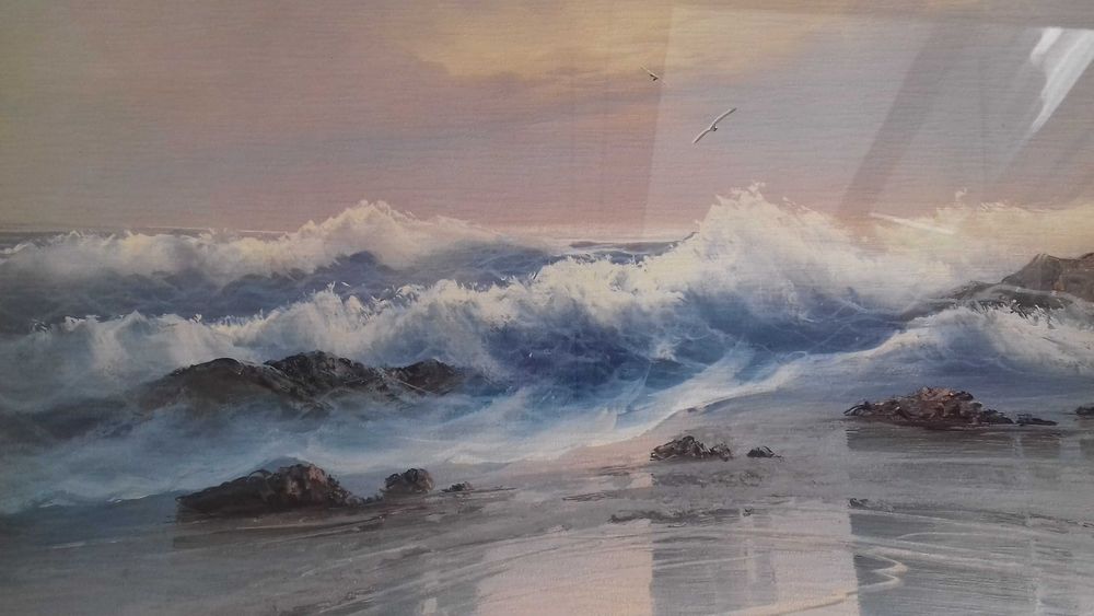 Obraz reprodukcja morze z ramą IKEA 70x50 cm