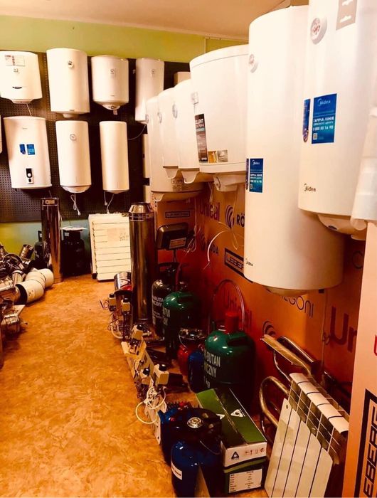 Бойлера ТМ «Ariston»,«Аtlantic», «Gorenje», «Midea»,«Röda» , «Round»,