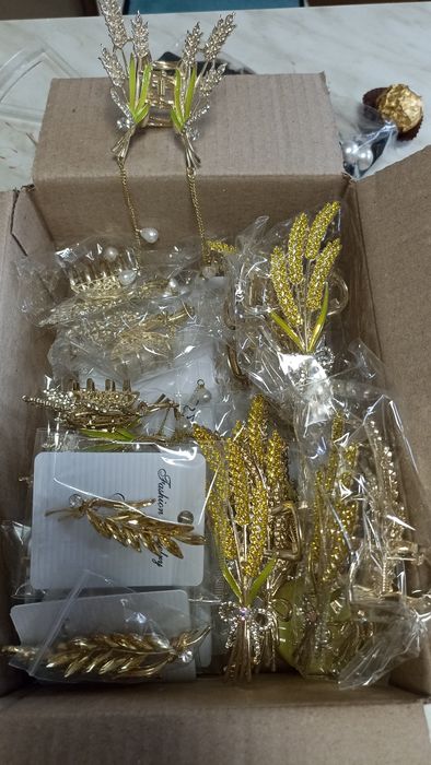 Заколка , крабік колосок