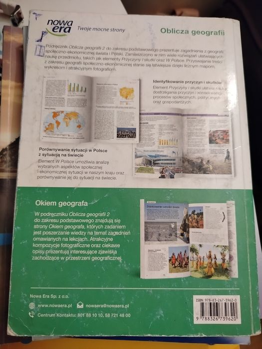 Sprzedam podręcznik do geografii, stan jak na zdjęciu.