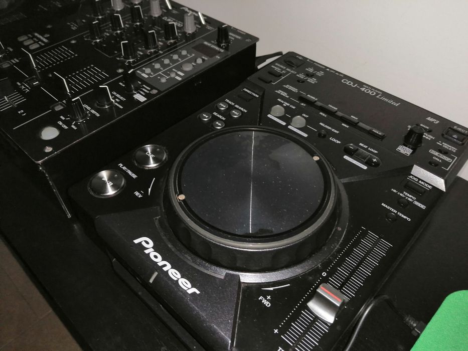 Pioneer cdj 400 ltd + djm 400 + case